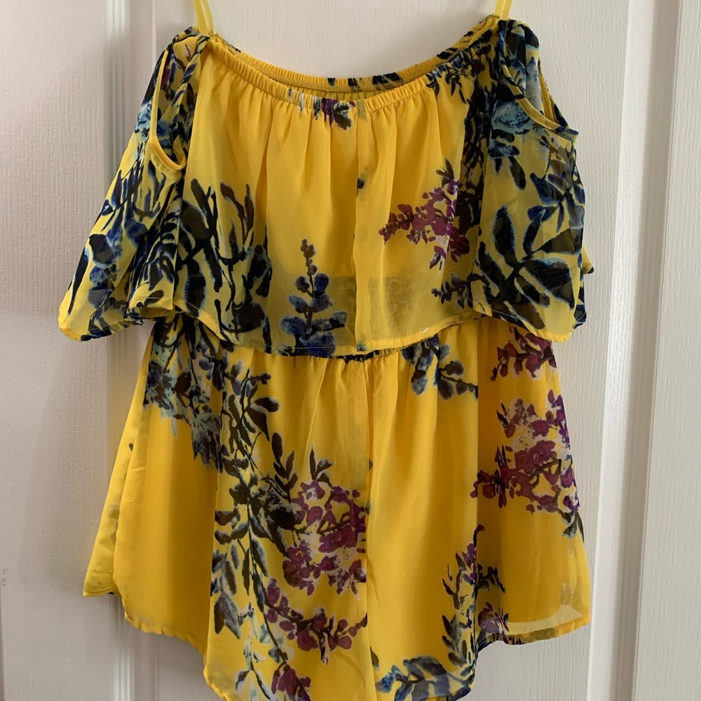 Yellow romper